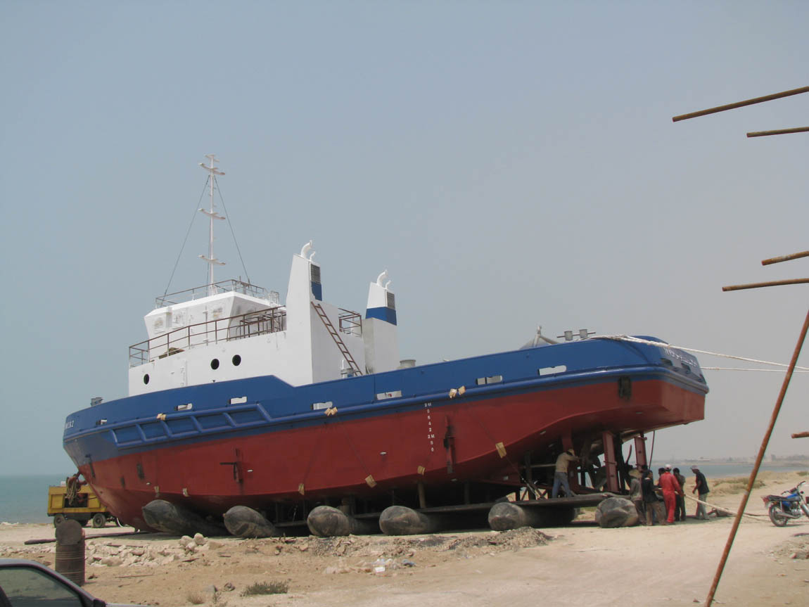ISO14409 Standard Marine Rubber Airbag For Ship Launching And Landing