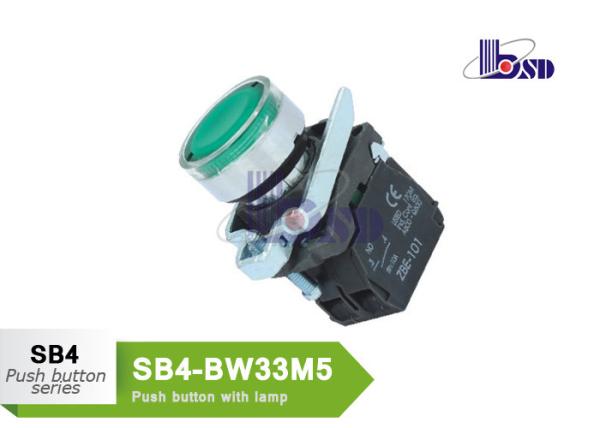 Quality Round Green Push Button Switch SB4 Series 660V GB/T14048 1 OEM Service for sale