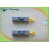 Buy cheap 26G Yellow Colour Automatic Button activated Safety Blood Lancet Sterile Blood from wholesalers