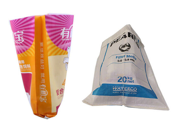 Grain Storage Polypropylene Packaging Bags With Inside Liner Single Folded