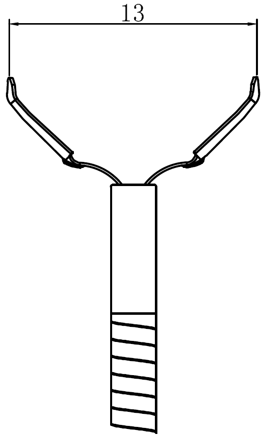 Single-use endoscopic rotatable hemoclips