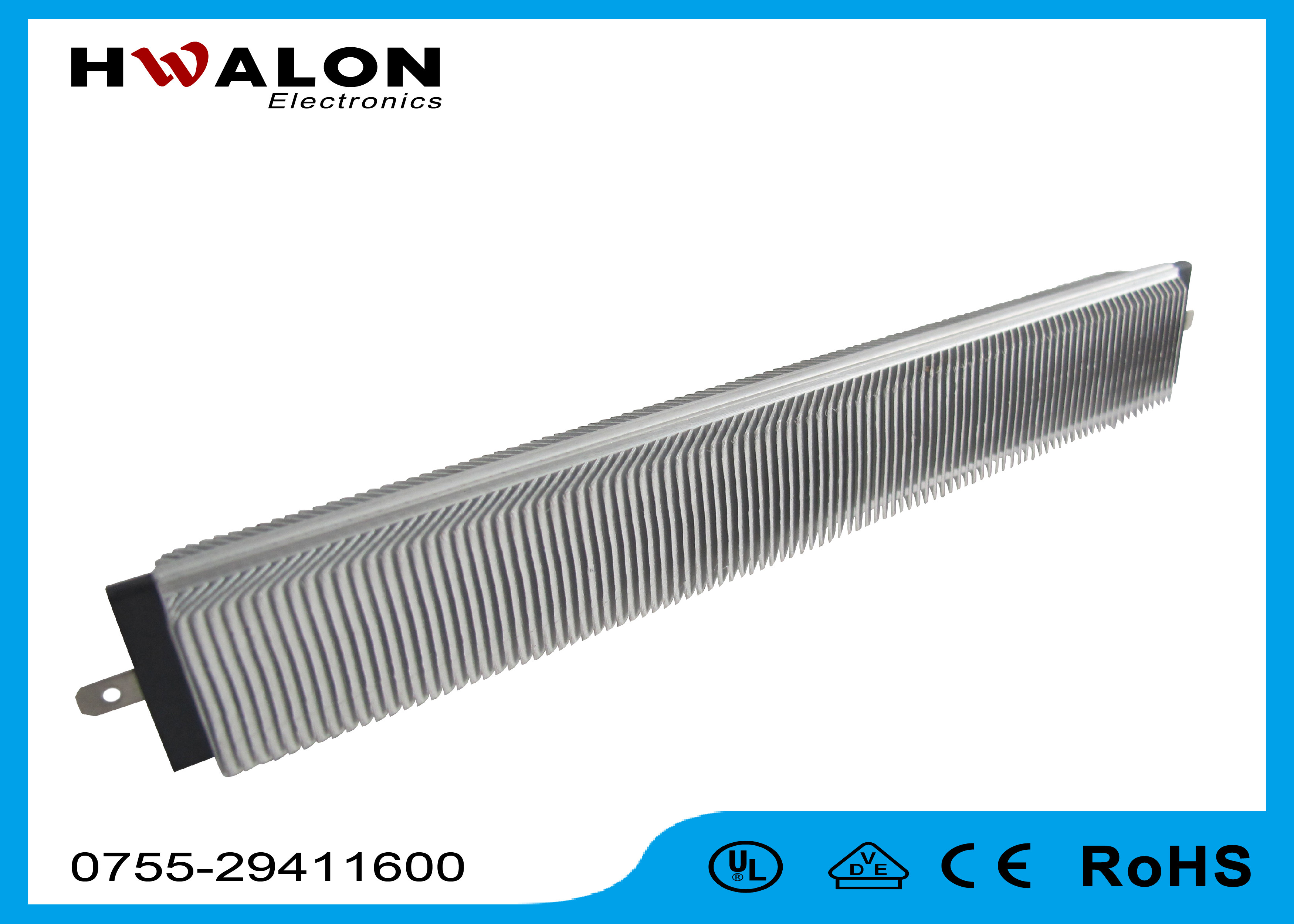 Warped Piece Ceramic PTC Air Heater 2000W Energy Saving Environmental Protection