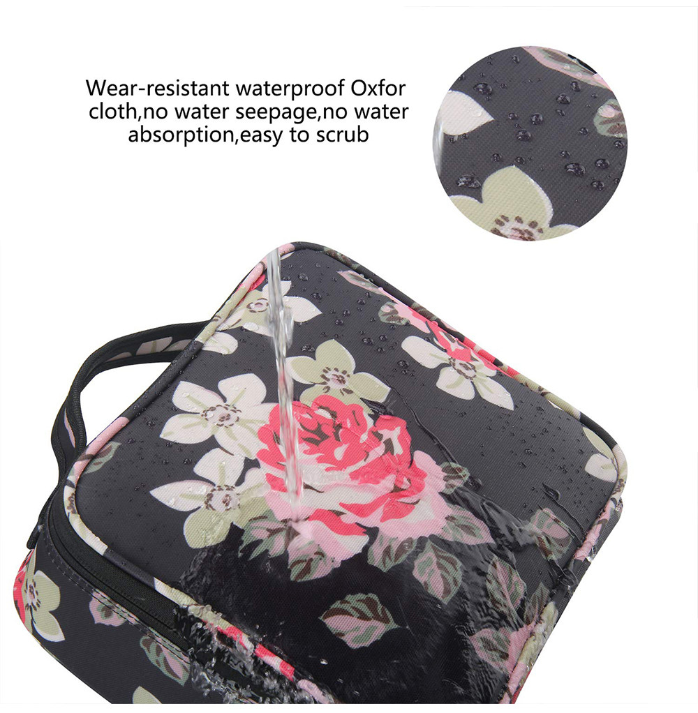 Zipper Closure Cosmetic Travel Organizer Bag For Women