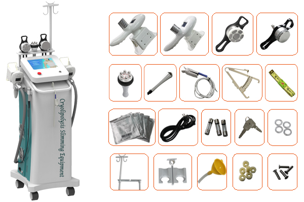 Professional Vacuum Cavitation+RF+Cryolipolysis Radio Frequency slimming machine for sale