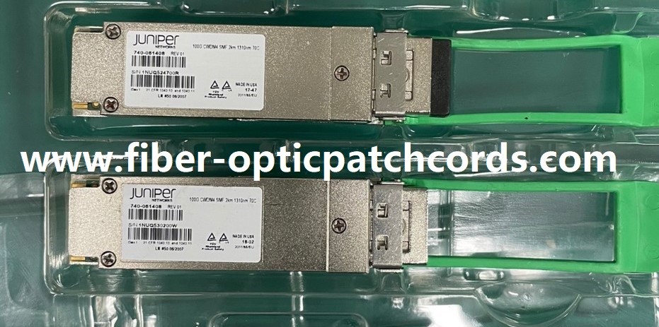 Pluggable SFP Fiber Transceiver QSFP28 100G CWDM4 SMF 1310nm 2KM