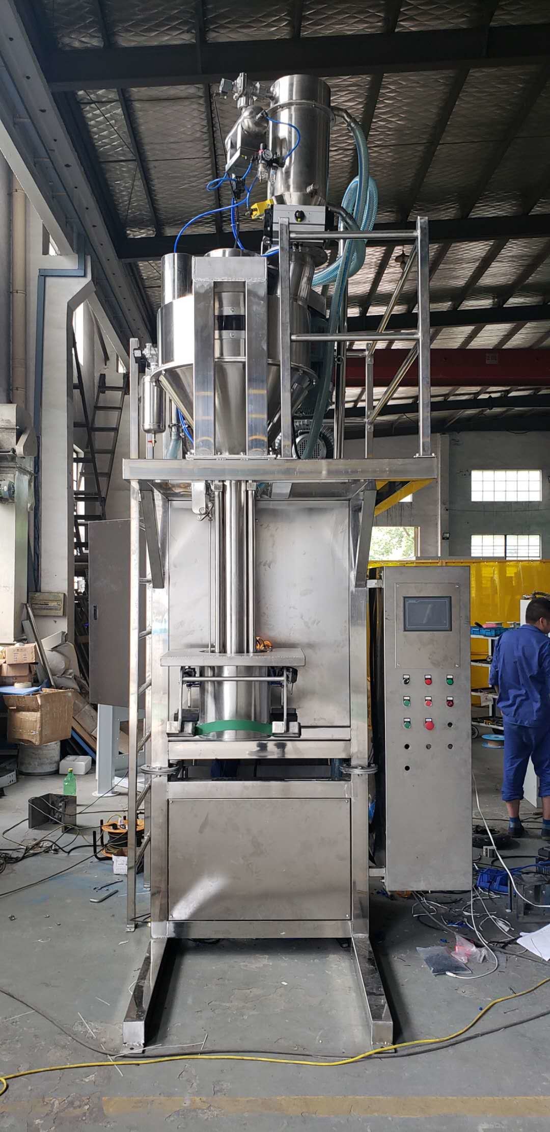 Dry Mortar Putty Powder Bagging Machine 50hz Tile Adhesive Packing Machine