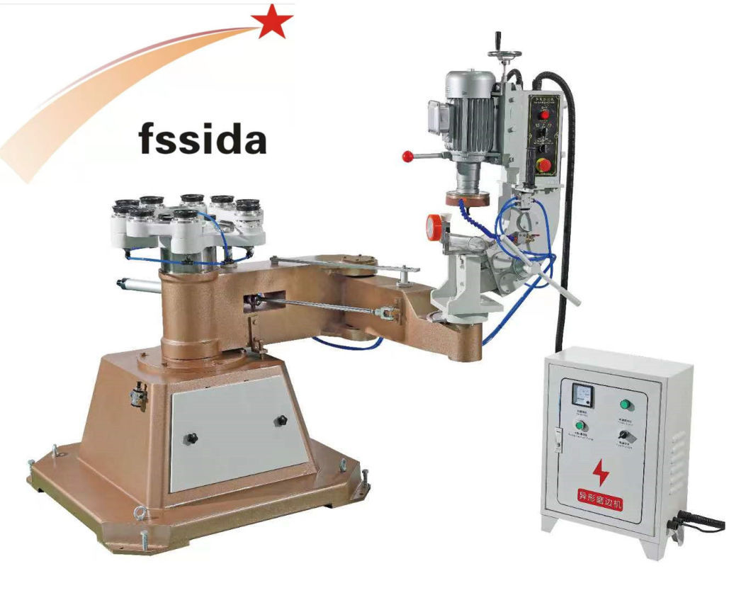 Irregular Glass Grinding Machine with CE Standard Glass Processing Machine