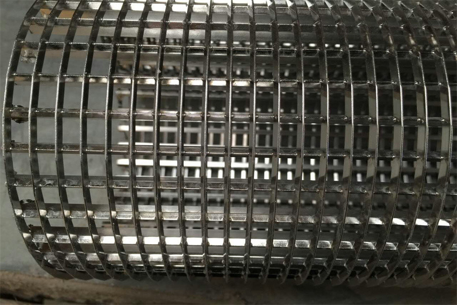 Bright Wire Wrap Screen Inverted Shallow FOTI Stainless Steel Round Screen