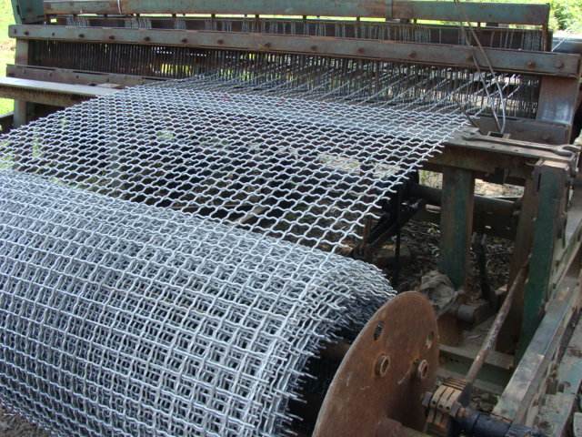 Galvanized Square Woven Wire Mesh / Stainless Steel Crimped Wire Mesh