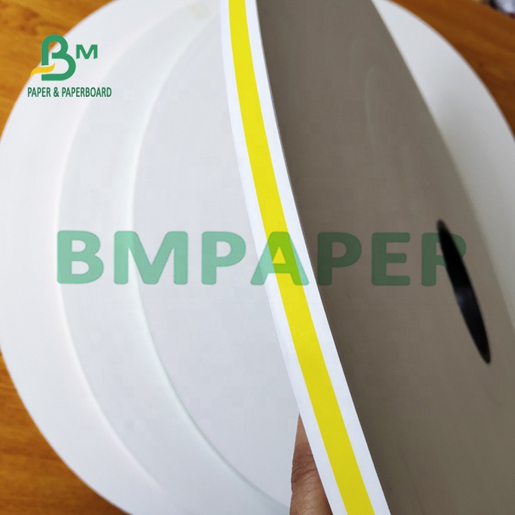 60GSM 120GSM Food Grade Virgin Pulp White Kraft Straw Paper For Disposable Straws