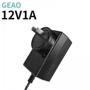 China 12V 1A Interchangeable Power Adapter ABS+PC Swappable Multi Function Adapter on sale