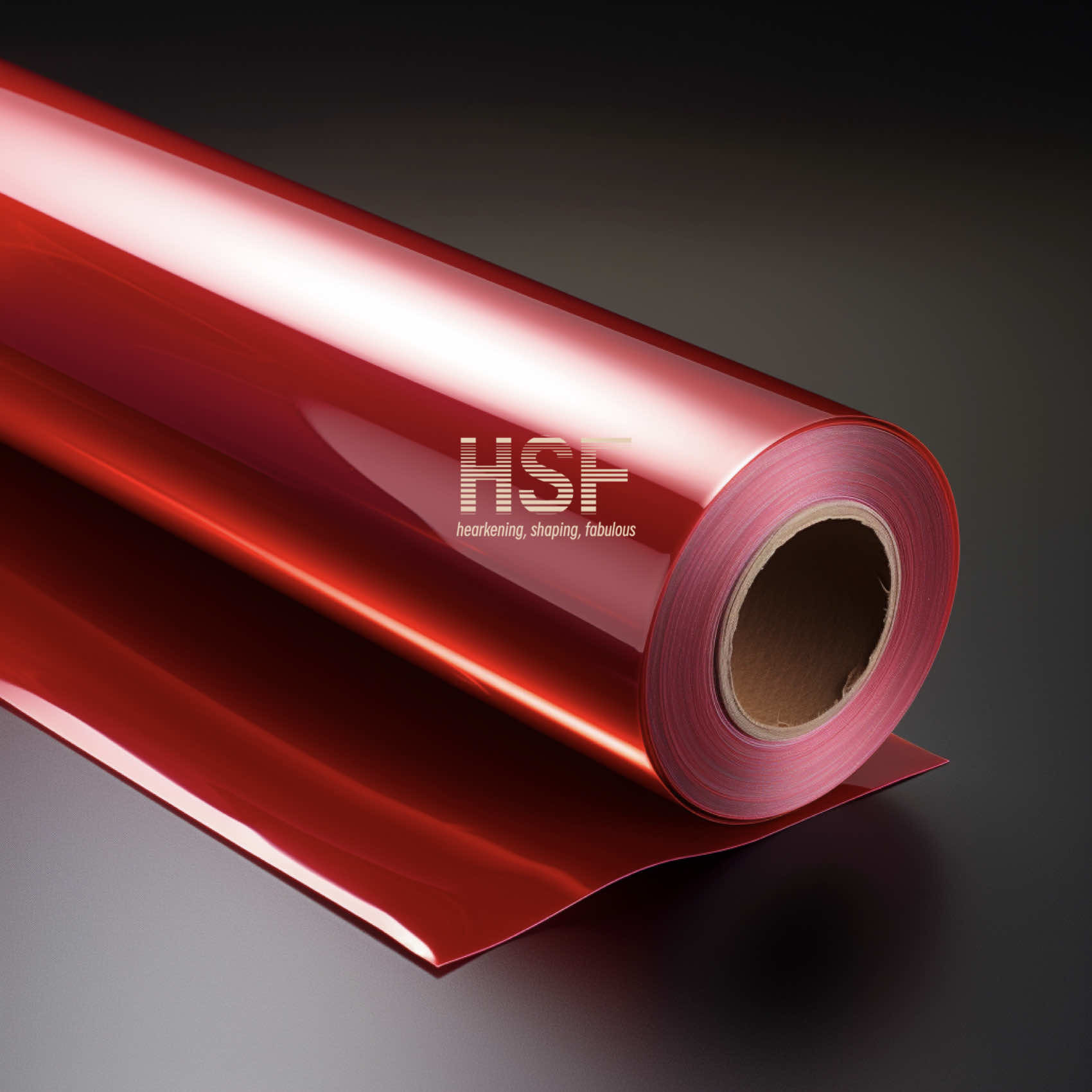 12 Micron Red PET Fluorosilicone Release Liner Silicone Coated Side Wound In