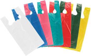 China t shirt plastic bags wholesale on sale