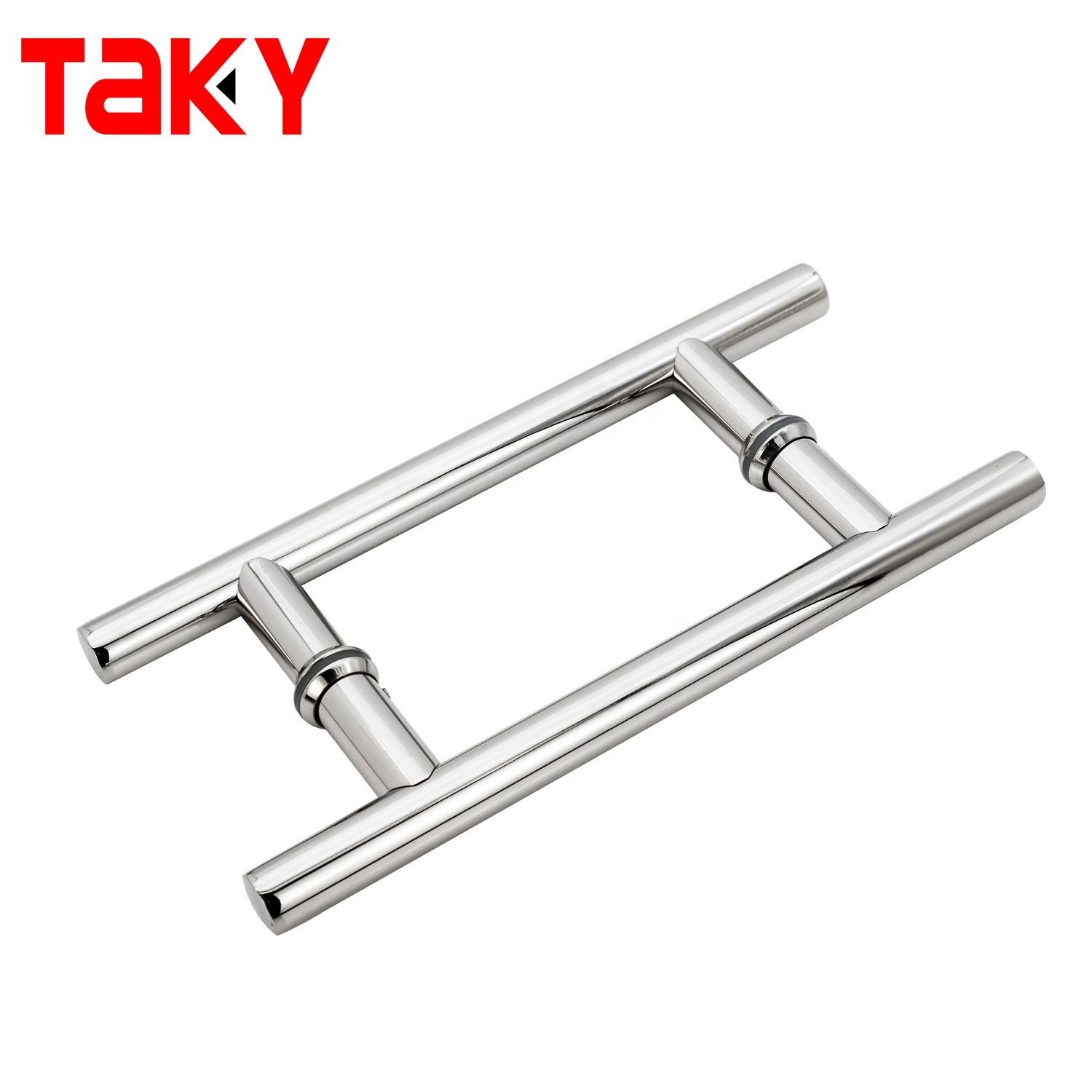 24 Inch Stainless Steel Tempered Glass Push Pull Handle for Door in Hotel Shower Room