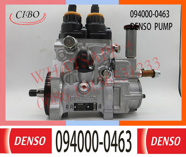094000-0463 DENSO Diesel SA6D125E 6D125 Engine Fuel pump 094000-0463 6156-71-1132 for Komatsu PC400-7 Excavator