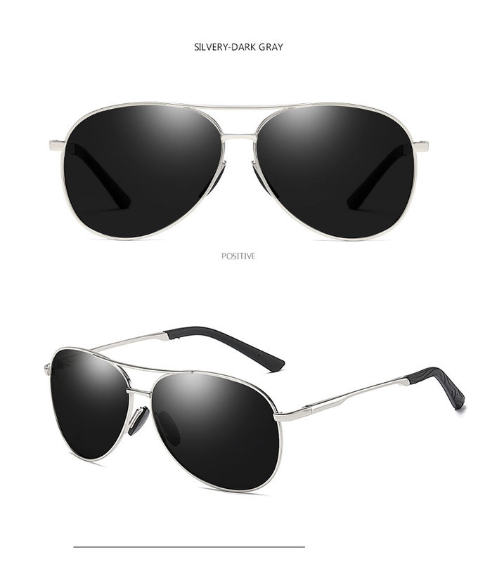 TAC Polarized Men Sunglasses Driving Anti Glare UV400 141MM Vintage Spring Hinge Sunglasses