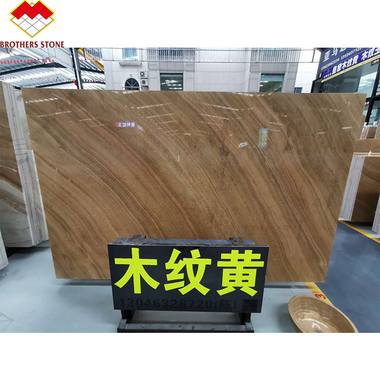 Yellow And White Mulge Earl Royal Wood Grain Marble Wall Background