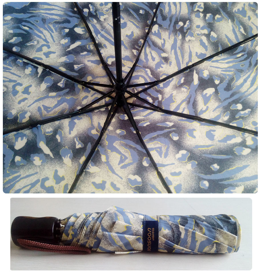 Customized Logo Automatic Travel Umbrella Gift Manual Easy Open Colorful