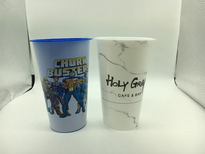 Drinkware Type Pp Iml Cups / Coffee Clear Plastic Milkshake Cups