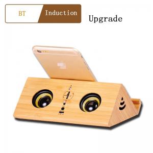 Buy cheap Portable Wireless Bluetooth Speaker with  wooden gifts Usb Charging Port  FM radio display online product