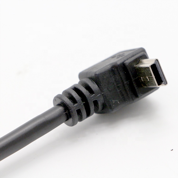 90 Degree Right Left UP DOWN Angle Mini USB Data Charger Cable