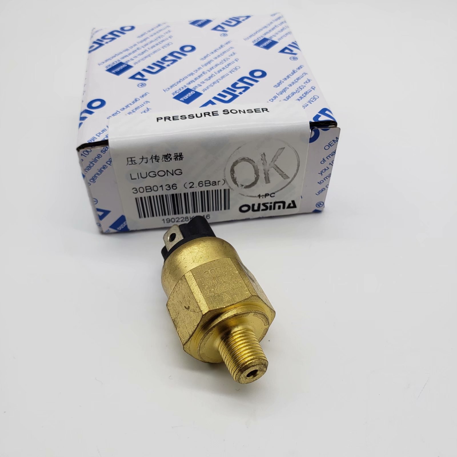 OUSIMA Eletric Excavator 30B0136 2.6 Bar Pressure Sensor