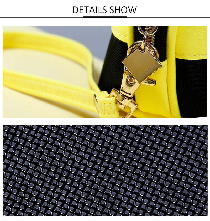 Fashion Standard Size Splicing Design Cosmetic Pouch Bag Eco Friendly