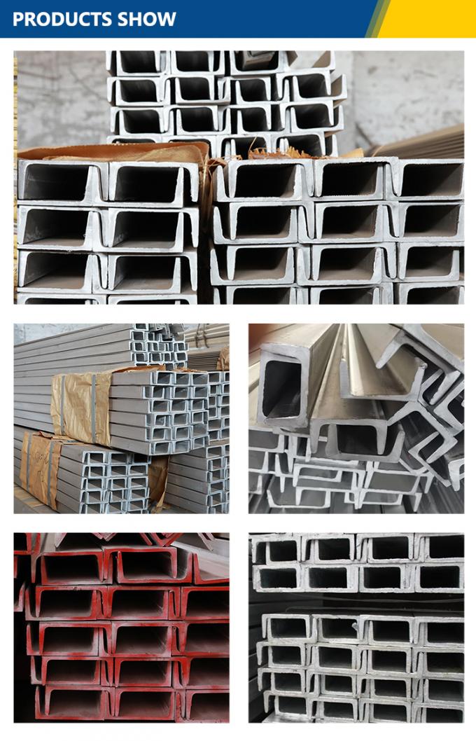 Hot Rolled ASTM A479 201 Stainless Steel H Channel WIth Pickled Finish 0