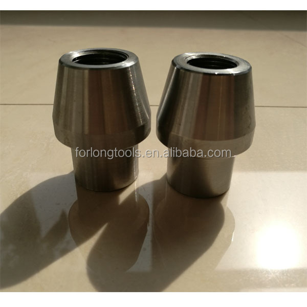 1.373" Diameter Big End LH Female Steel Tube End Weld Bung for 5/8-18 LH Threads Year Universal Thread Pitch 11/16"-18