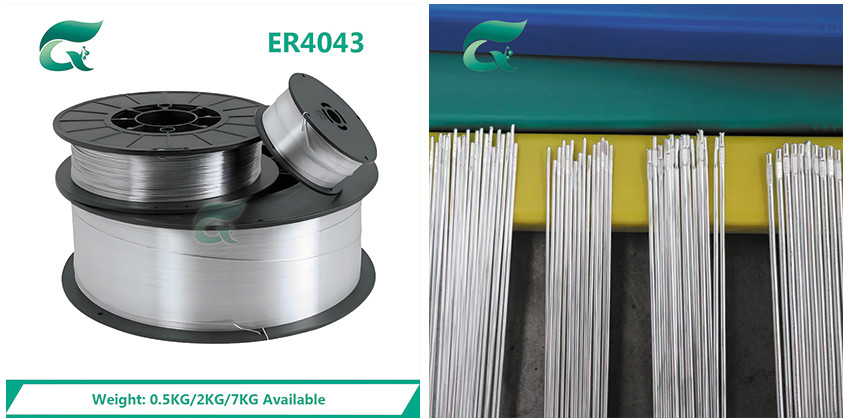 Good Fluidity And Spatter Resistance ER4043 Aluminum Welding Wire 0.8mm/1.0mm/1.2mm/1.6mm/2.0mm