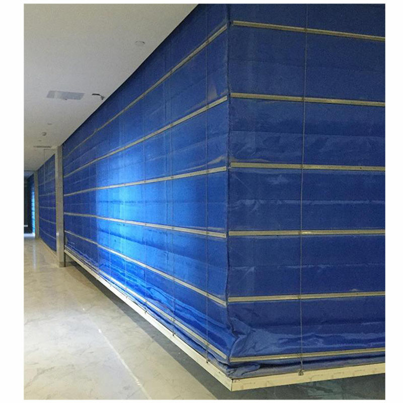 Rolling Pull Opening Fire Roller Curtain Fireproof Easy Installation Durable Strength