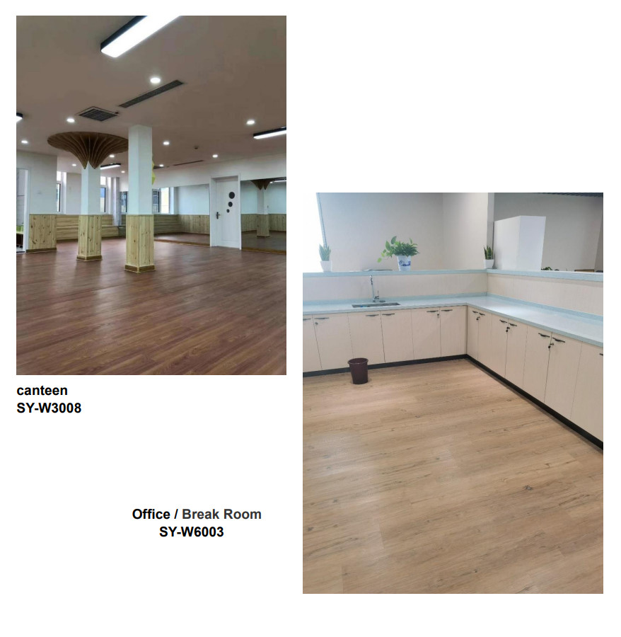 0.3mm Cement Vinyl Flooring Fireproof Damp Proof Stone Plastic Composite GKBM DP-S82234