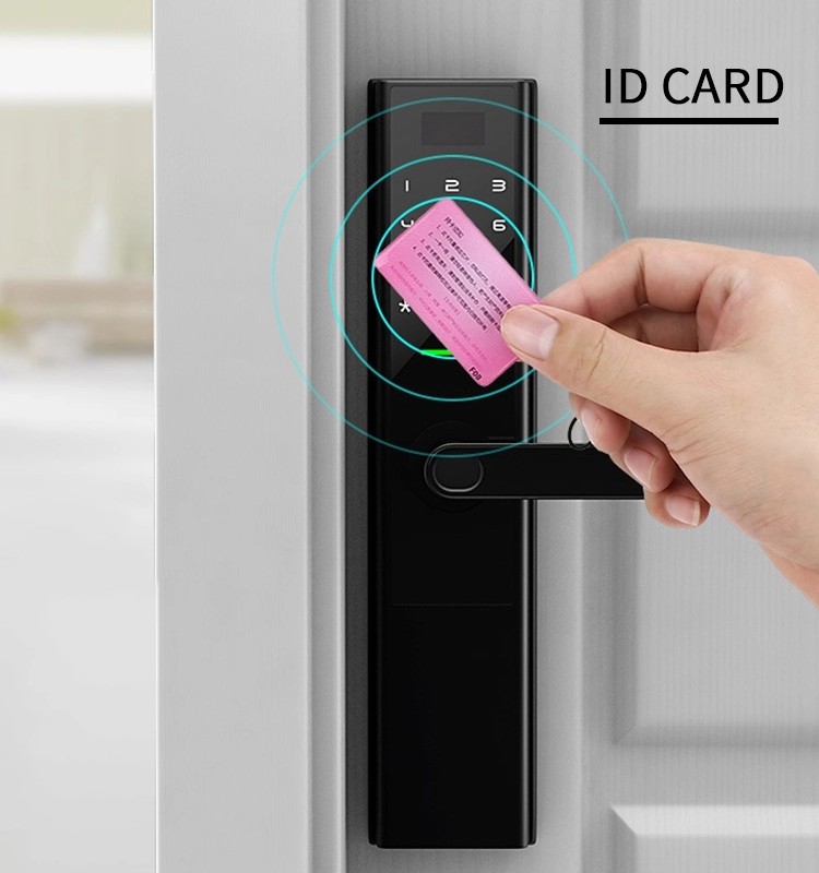 Alarm Tuya Zigbee Card Key Fingerprint Door Locks