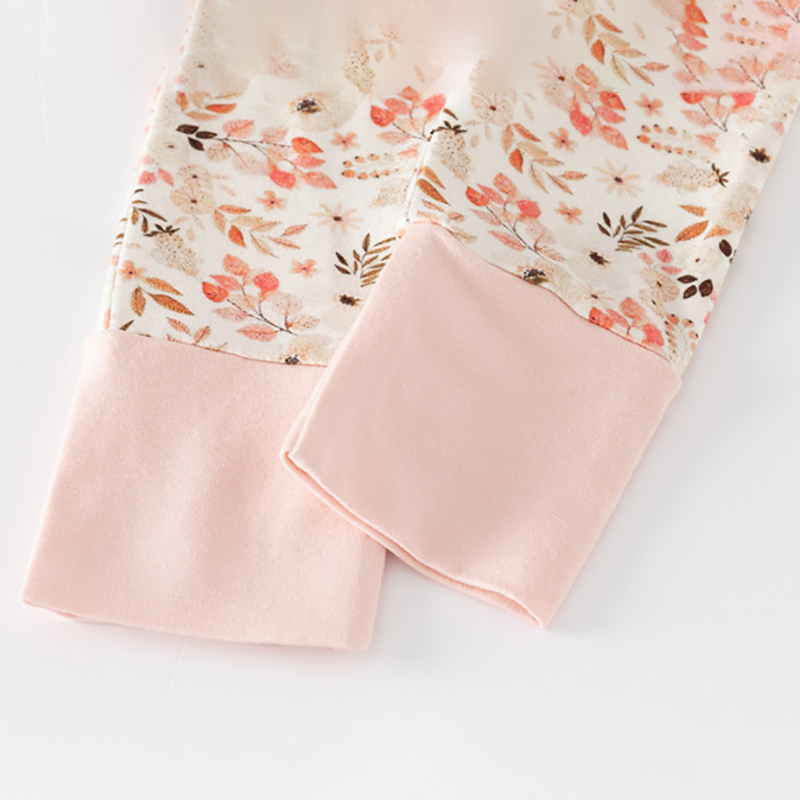 Factory Price bamboo Fabric baby rompers printed pajamas baby zipper snap rompers for summer