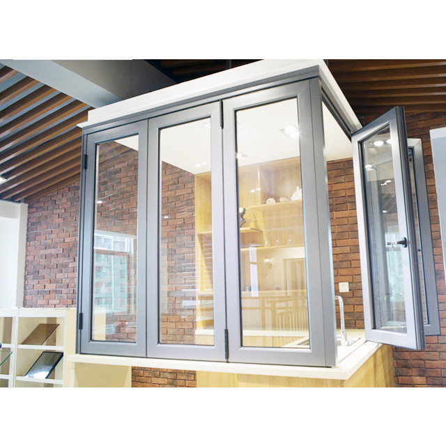 Horizontal 2.0mm Profile Aluminium Sliding Windows
