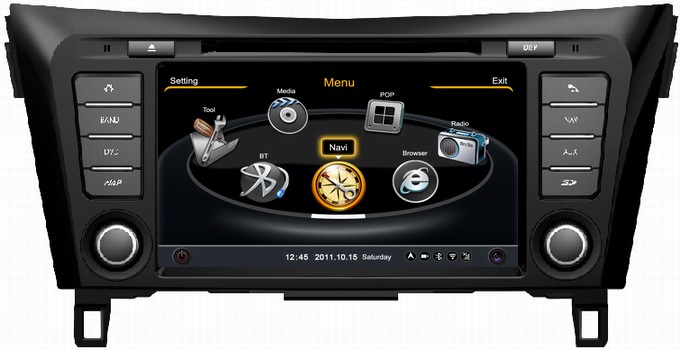 Ouchuangbo S100 1G CPU Car Head Unit Sat Nav for Nissan Qashqai 2014 GPS Radio Host TV Stereo Player