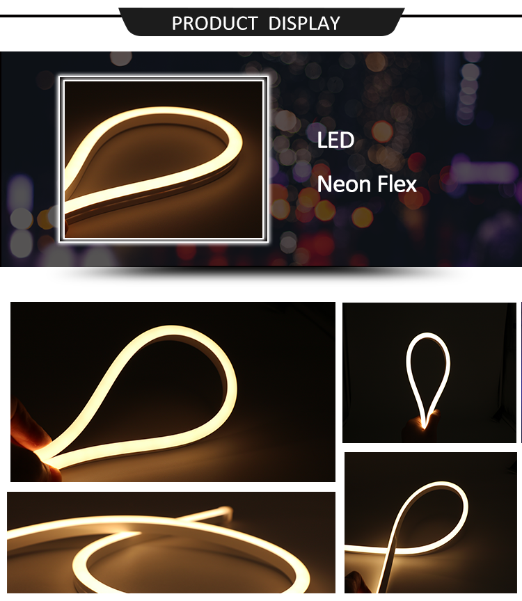 DC24V 12VFlexible LED Strip Lights Silicone Material For Residential