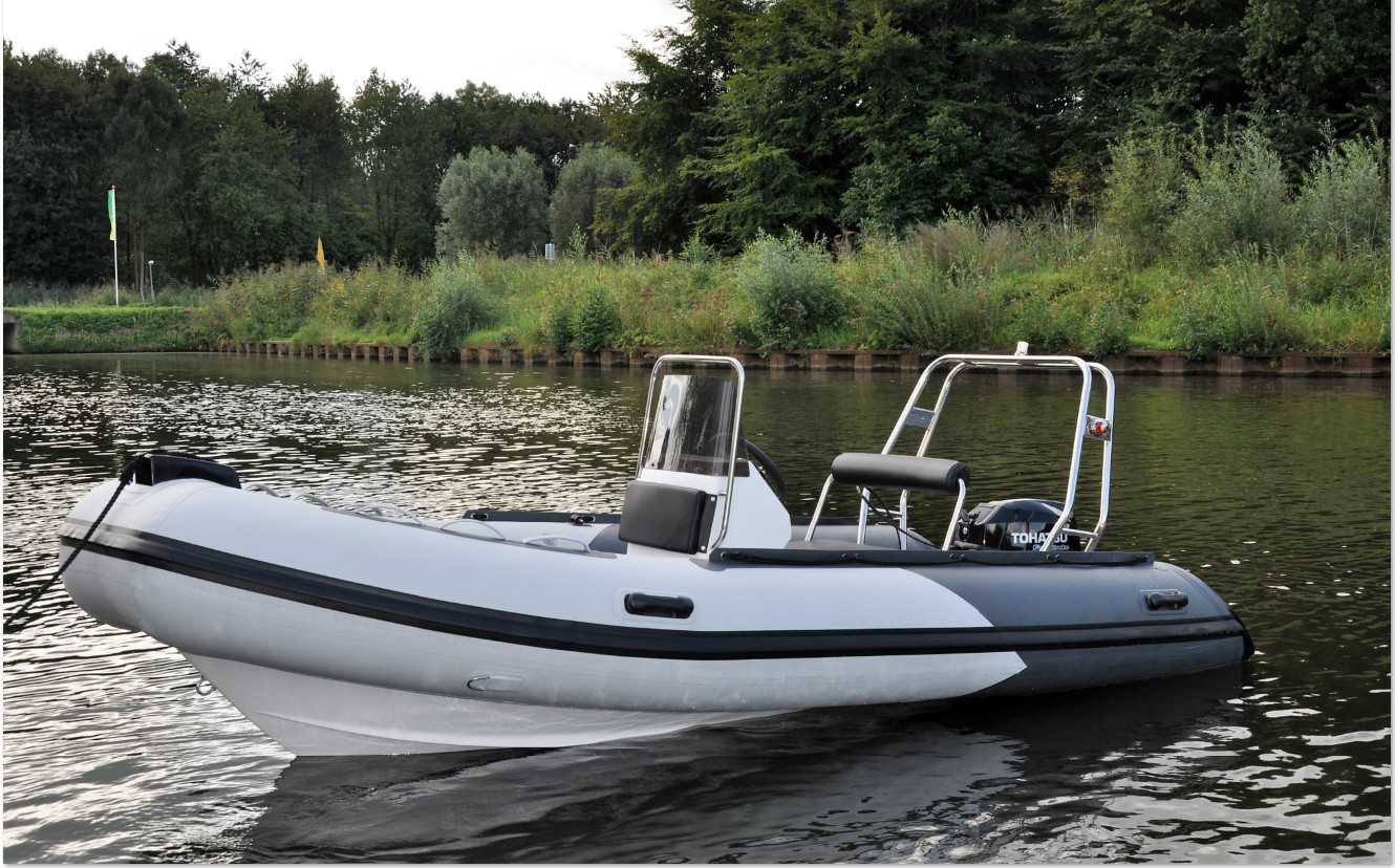 2022 rib boat inflatable speed boat 14ft orca hyalon center console steeing wheels rib430A