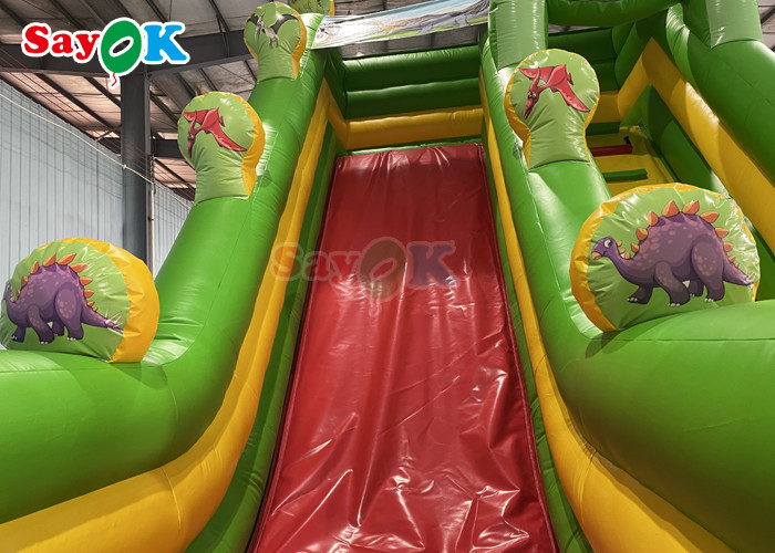 Commercial Grade Water Slide Inflatables Dinosaur Inflatable Bounce Slide For Children