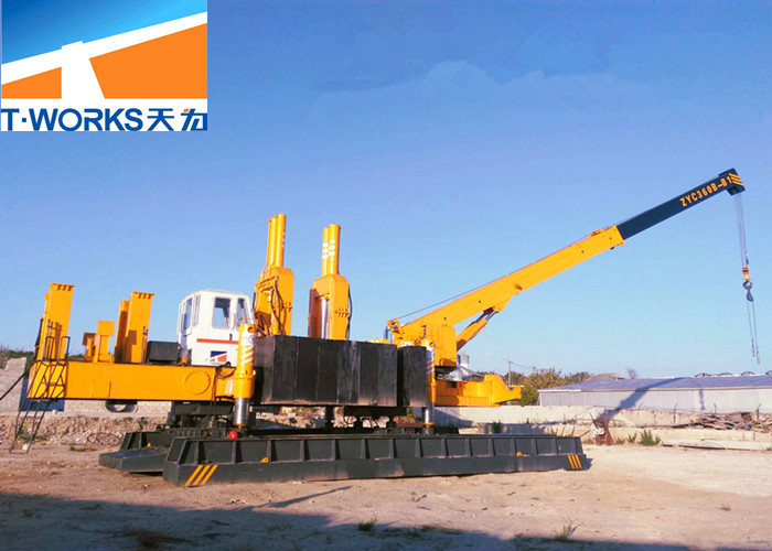 No Pollution Press Pile Machine Fast Piling Speed Long Working Lifespan