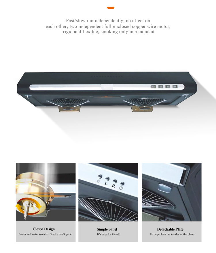 220V Canopy Cooker Hood Rangehood Household 36 inch