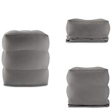 Inflatable Travel Foot Rest Pillow Kids Travel Pillow Adjustable height leg pillow 3 levels