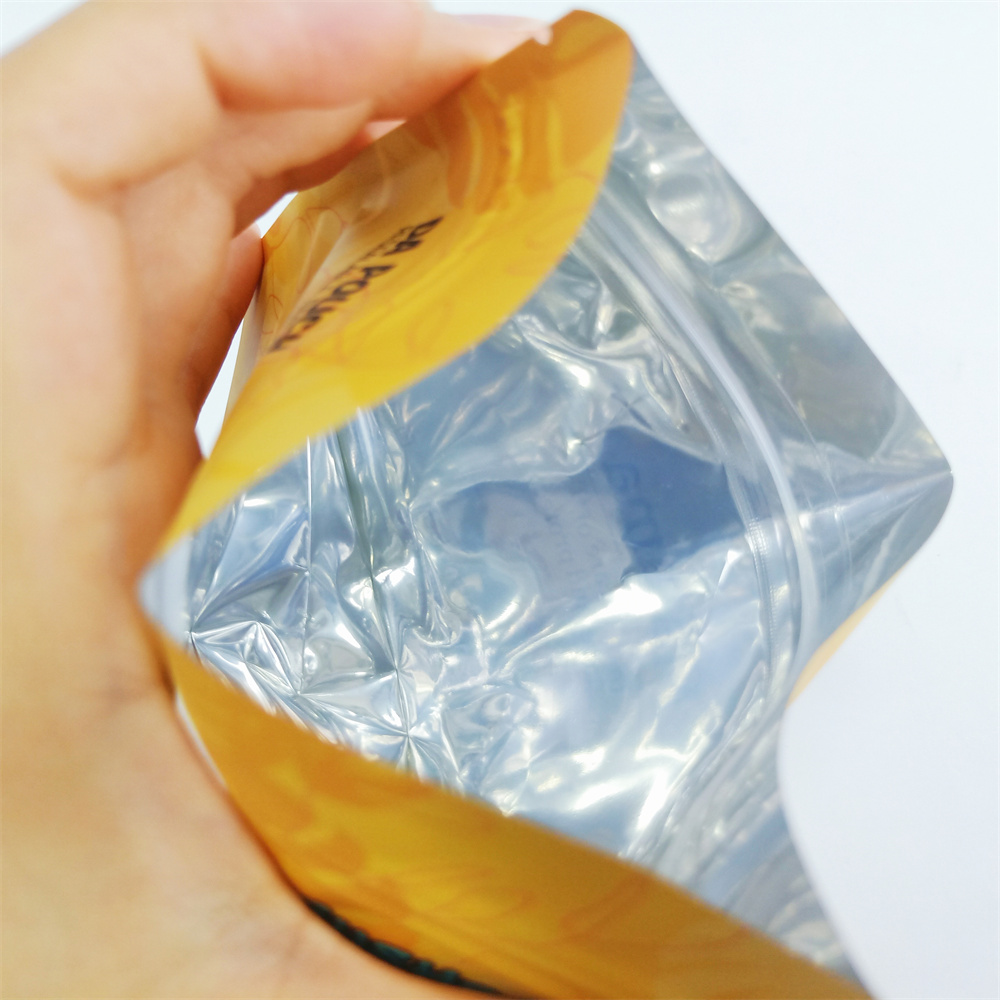 Custom Logo Food Grade Candy Mylar Bags Stand Up Pouch Party Candy Snack Zipper Bag Reusable Transparent Packaging Pouch