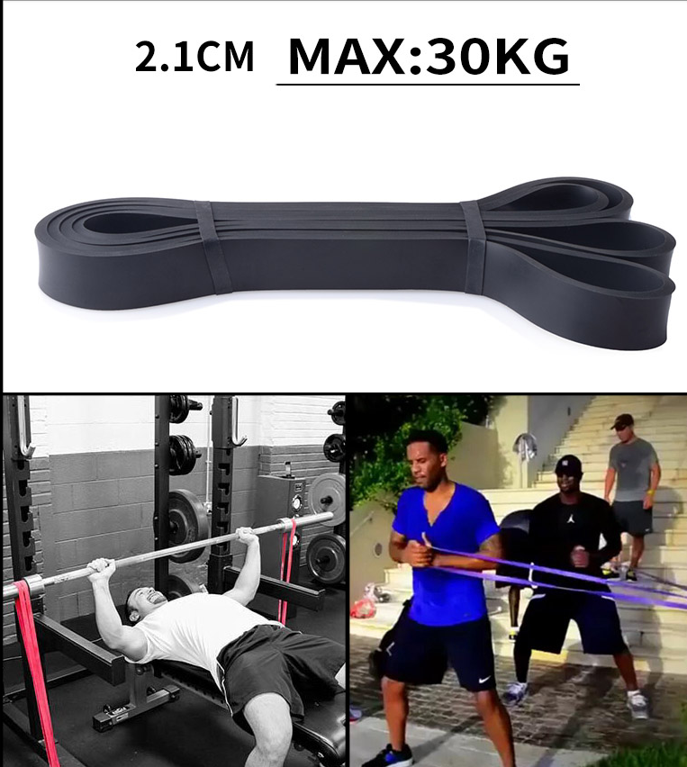 208*2.9*0.45cm Anti Wear TPE Resistance Bands Pull Up Loop Band Heavy Duty