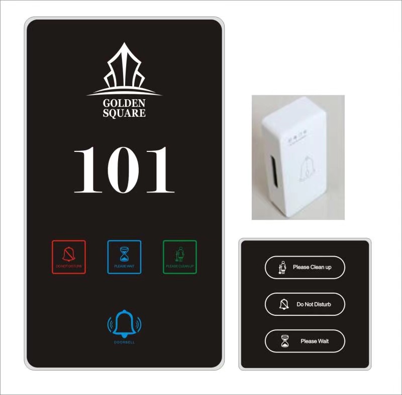 Customized Hotel Doorplate Switch With DND Switch Light Touch Switch For Hotels