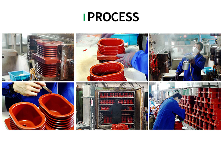 10kv High Voltage Epoxy Resin Bushing Insulator Wall 110x180