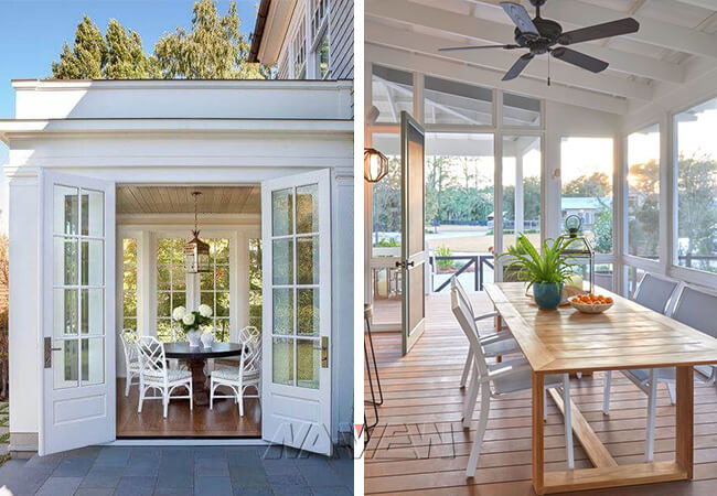 All Season Screened In Porch Prefabricated Screened Porch Customized