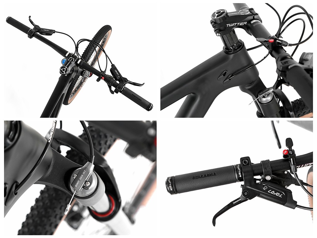 29er Carbon Fiber Full Suspension Mountain Bike OVERLORD M6100 12S