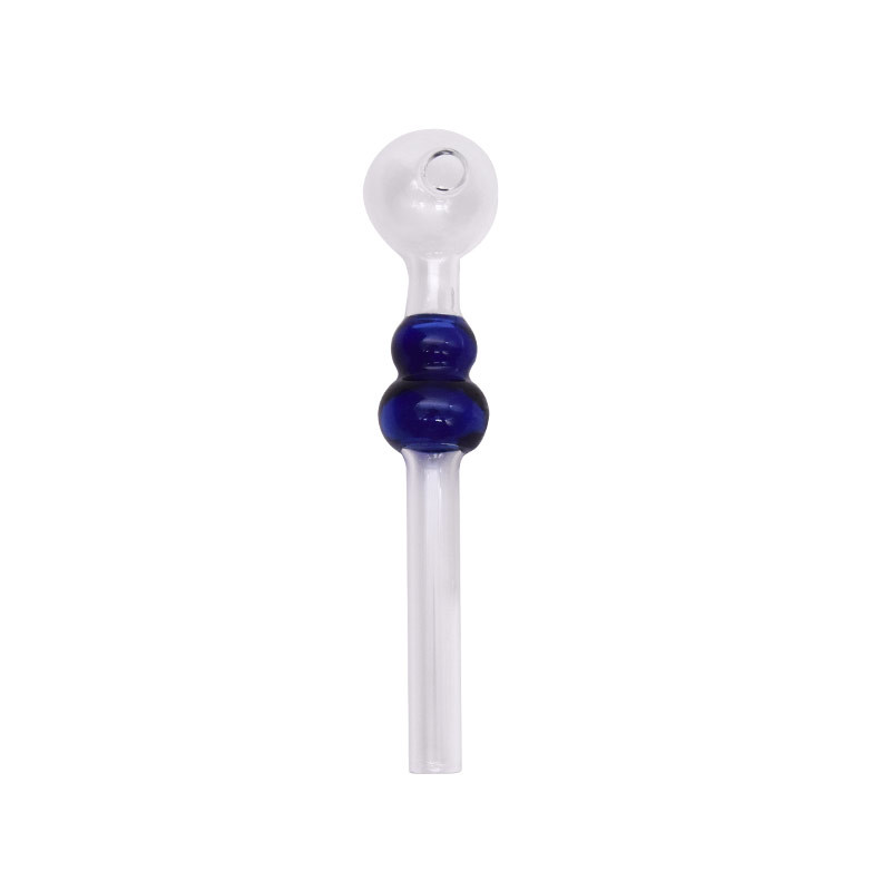 Borosilicate 150℃ Purple Gourd Shaped Glass Hookah Pipe