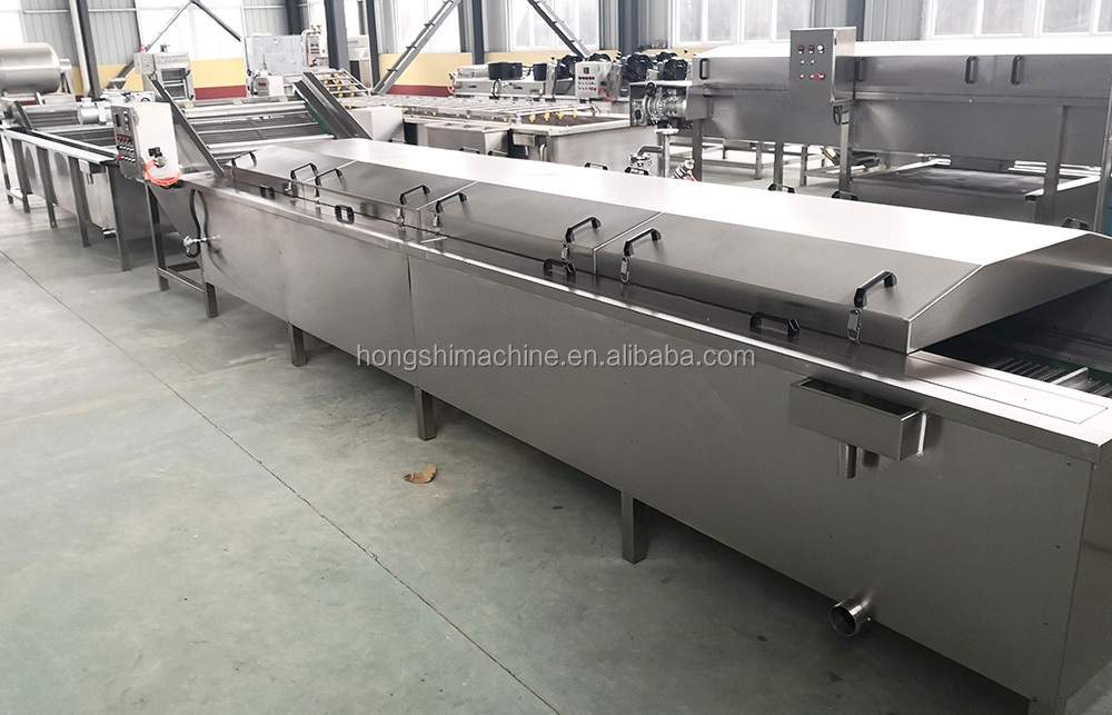 Water Bath Vacuum Plastic Packing Bag Pasteurizer Machine/Canned Food Tunnel Pasteurization Machine